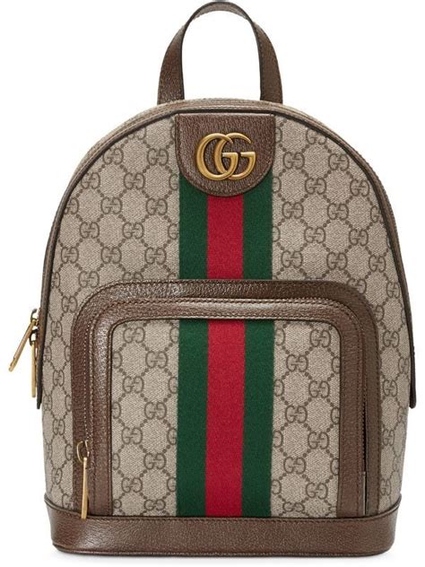 beige gucci backpack|farfetch gucci shoulder bags.